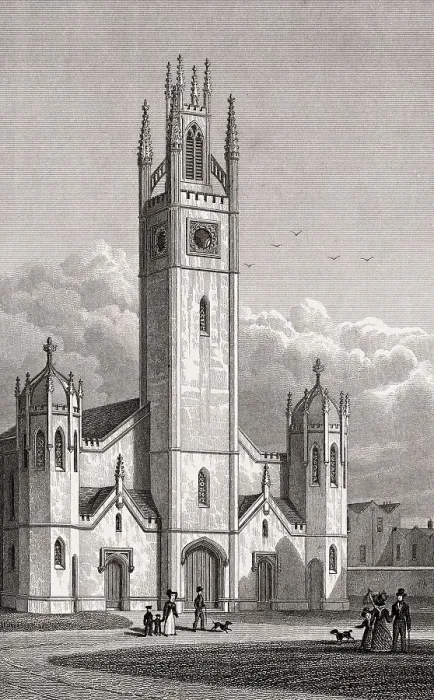 Framed Print : St Mary's Church, Haggerston