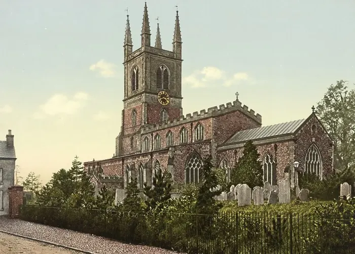 Framed Print : St Mary's Church in Lutterworth