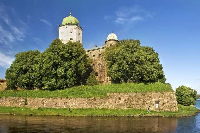 Framed Print : St Olaf old castle in Vyborg city Framed Print : St Olaf old castle in Vyborg city