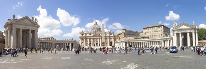 Framed Print : St. Peter's Square, St. Peter's Basilica Framed Print : St. Peter's Square, St. Peter's Basilica