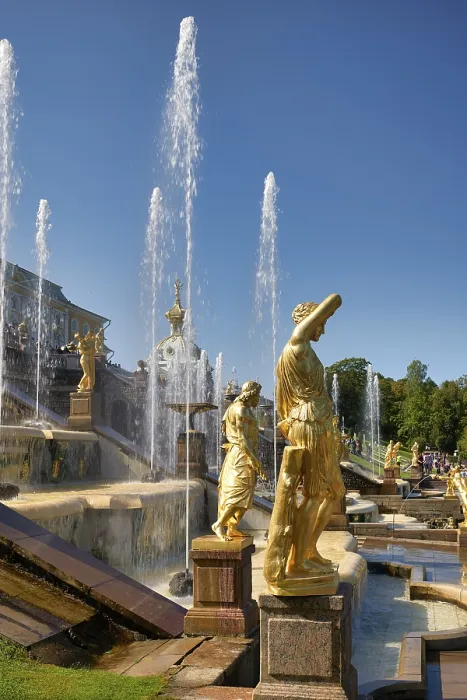 Framed Print : St. Petersburg Russia. Peterhof Palace