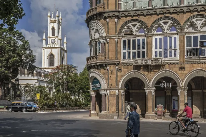 Framed Print : St thomas cathedral, mumbai, maharashtra