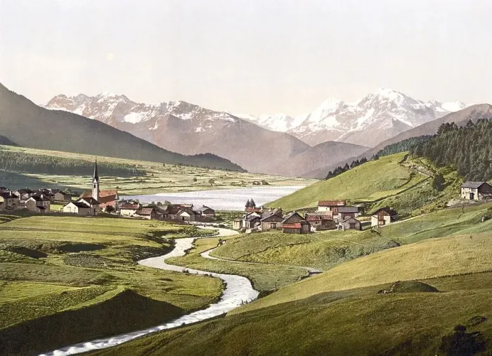 Framed Print : St. Valentin, Haide with Haidersee
