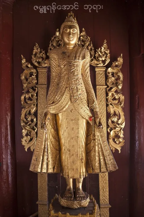 Framed Print : Standing Buddha, Buddha Statue