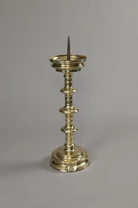 Framed Print : Standing candlestick, 15th century Framed Print : Standing candlestick, 15th century