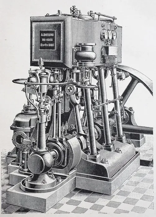 Framed Print : Standing compound steam engine with precision control Framed Print : Standing compound steam engine with precision control