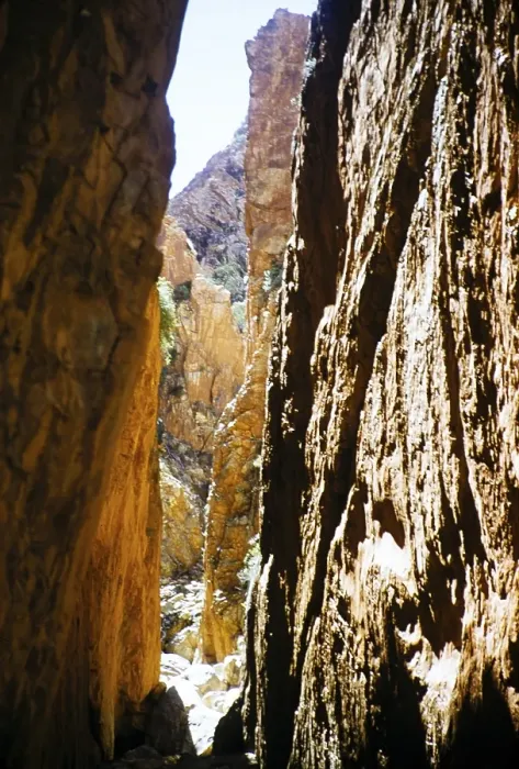 Framed Print : Standley Chasm Gorge, West MacDonnell Ranges, Northern Territory, Australia Expedition of the Melbourne Grammar School 1956