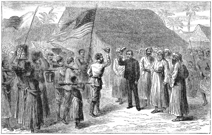 Framed Print : Stanley meets Livingstone