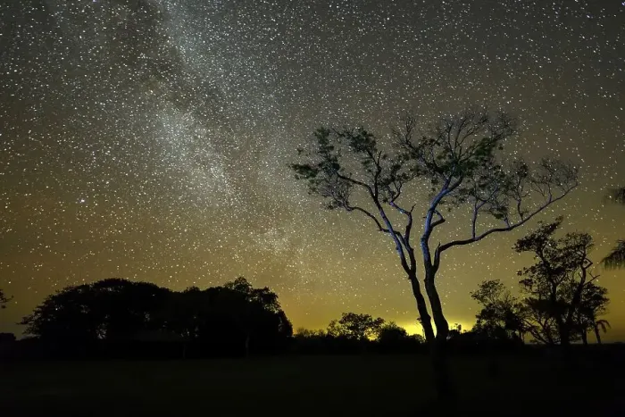 Framed Print : Starry sky, Cambyreta, Esteros del Ibera