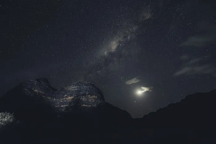 Framed Print : Starry sky with the Milky Way over the Bungle Bungles in Australia in the Outback