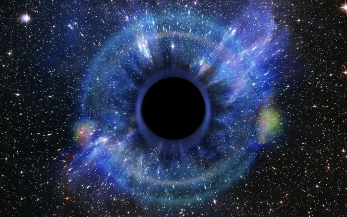 Framed Print : Stars are collapsing in a deep black hole Framed Print : Stars are collapsing in a deep black hole