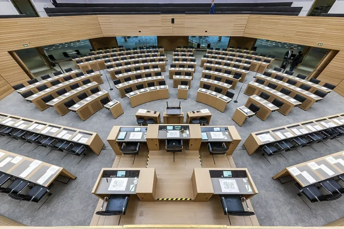 Framed Print : State parliament of Baden-Wurttemberg
