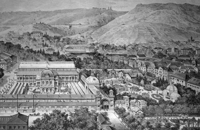 Framed Print : State Trade Fair in Stuttgart, Baden-Wuerttemberg