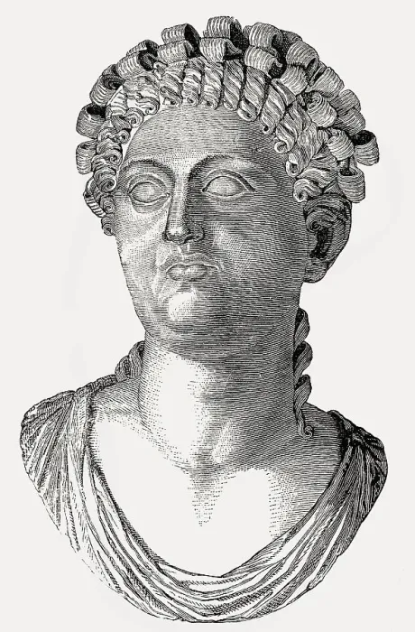 Framed Print : Statilia Messalina, c. AD 35 - after AD 68