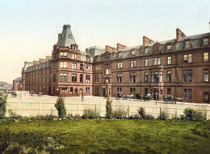 Framed Print : Station Hotel, Ayr, Scotland, Historic Framed Print : Station Hotel, Ayr, Scotland, Historic