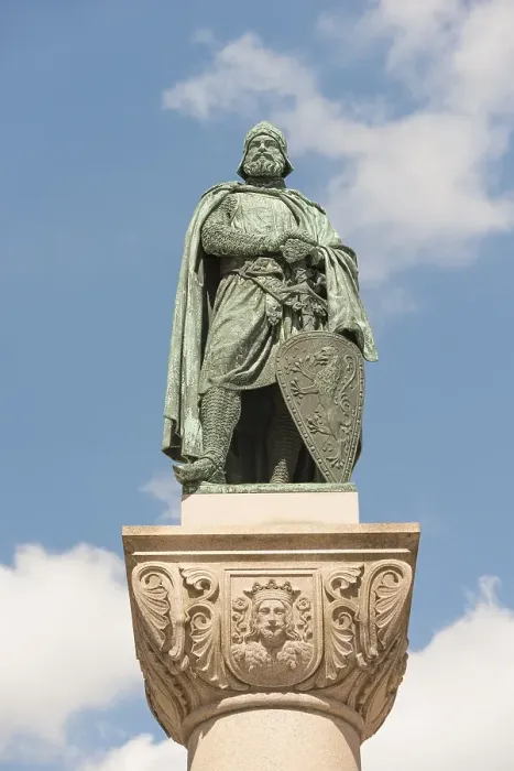 Framed Print : Statue of Birger Jarl, founder of city of Stockholm