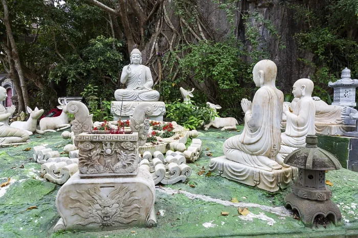 Framed Print : Statue of Buddha, Marble Mountains Framed Print : Statue of Buddha, Marble Mountains