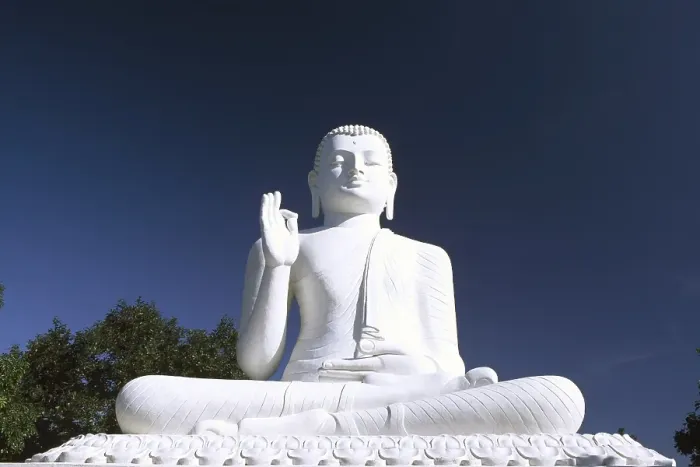Framed Print : Statue of Buddha, Mihintale, Sri Lanka