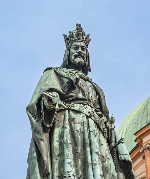 Framed Print : Statue of Charles IV near Charles Bridge Framed Print : Statue of Charles IV near Charles Bridge