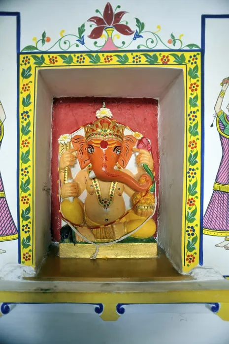 Framed Print : Statue of ganesha in city palace museum udaipur at rajasthan india Asia
