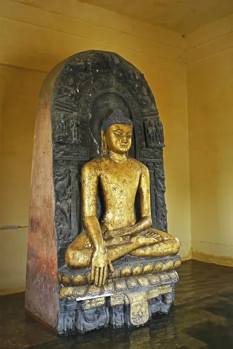 Framed Print : Statue of Gautam Buddha in Mathakura shrine Framed Print : Statue of Gautam Buddha in Mathakura shrine