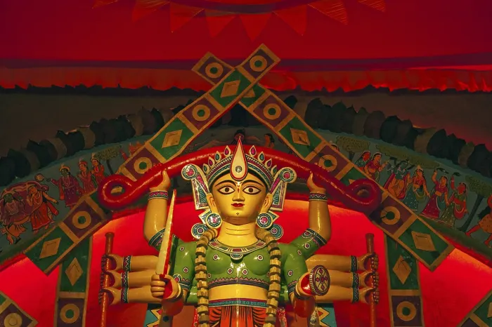 Framed Print : Statue of goddess durga at kolkata