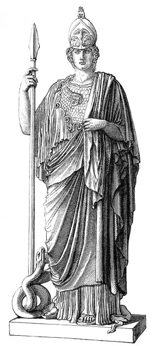 Framed Print : Statue of the goddess Pallas, Athena Giustiniani