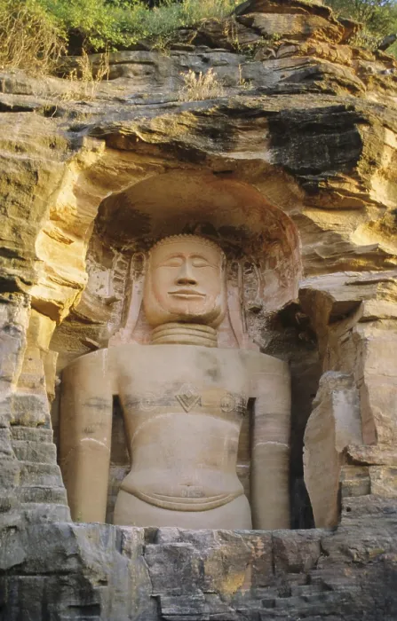 Framed Print : Statue gwalior fort at madhya pradesh India, Asia