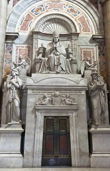 Framed Print : Statue inside St Peter's Basilica