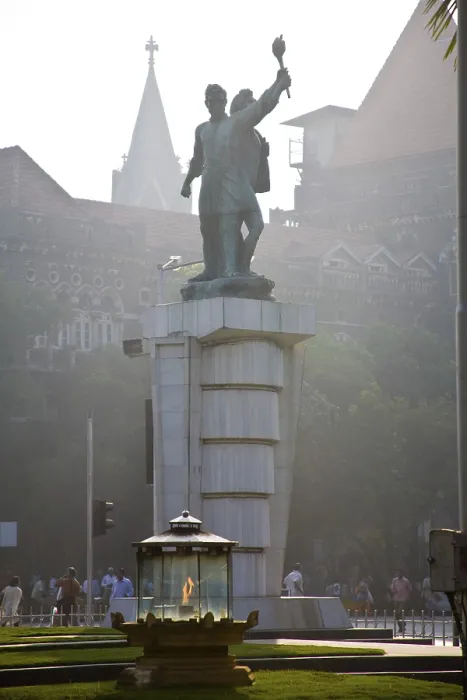 Framed Print : Statue of jai jawan jai kisan, Bombay Framed Print : Statue of jai jawan jai kisan, Bombay