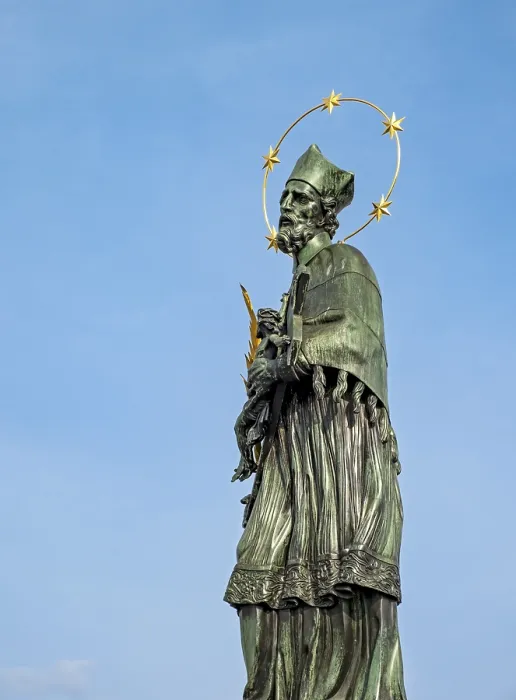 Framed Print : Statue of John of Nepomuk, Charles Bridge Framed Print : Statue of John of Nepomuk, Charles Bridge