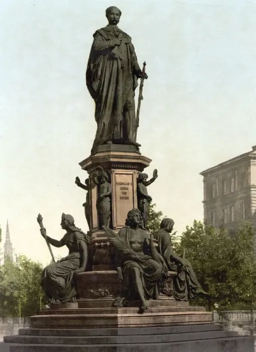 Framed Print : Statue of King Maximilian II, Munich Framed Print : Statue of King Maximilian II, Munich