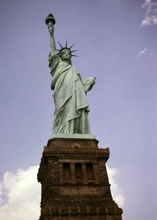 Framed Print : Statue of Liberty, New York, USA in 1963