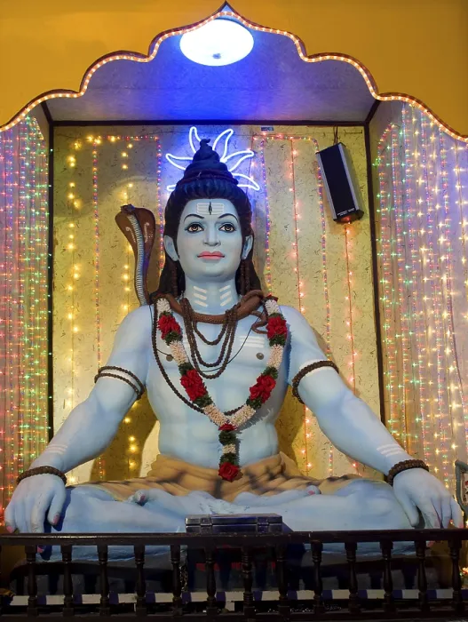 Framed Print : Statue of lord shiva at pune, Maharashtra, India