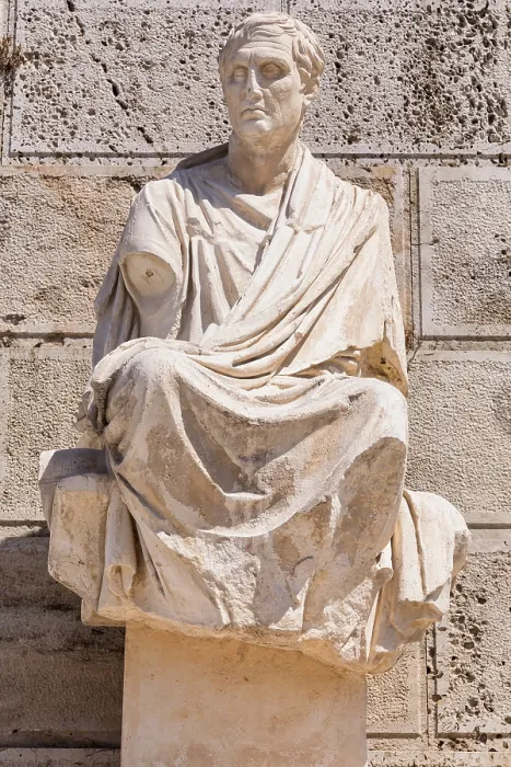 Framed Print : Statue of Menander, Acropolis, Athens, Greece Framed Print : Statue of Menander, Acropolis, Athens, Greece