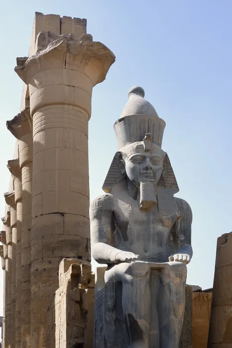 Framed Print : Statue of Ramses II, Luxor Temple, Luxor, Egypt