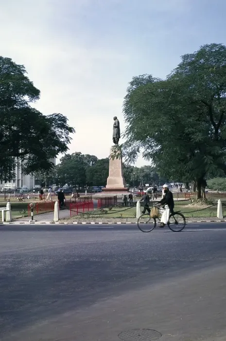 Framed Print : Statue von Sardar Vallabhbhai Patel am Patel Chowk, Neu-Delhi, Indien, 1964