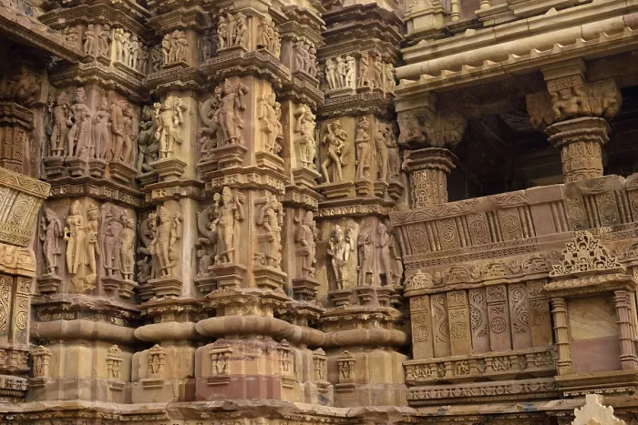 Framed Print : Statues, devi jagadambi temple