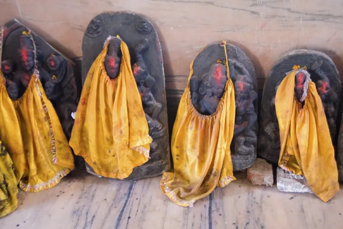 Framed Print : Statues of gods in Bhadrakali temple