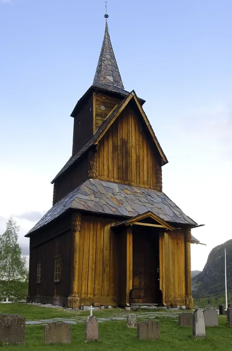 Framed Print : Stave Church, Torpo, Oppland, Norway