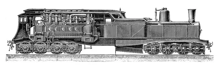 Framed Print : Steam electric locomotive Nr. 8001