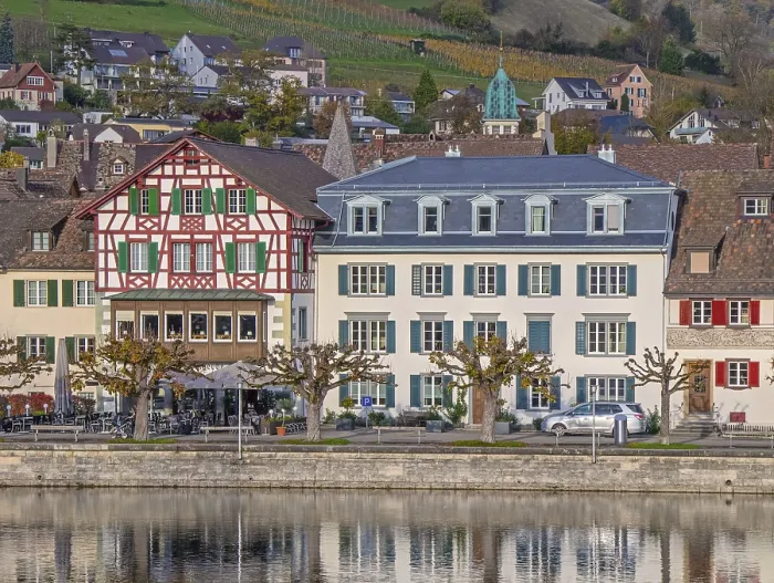 Framed Print : Stein am Rhein, Canton of Schaffhausen