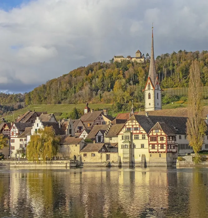 Framed Print : Stein am Rhein, Switzerland