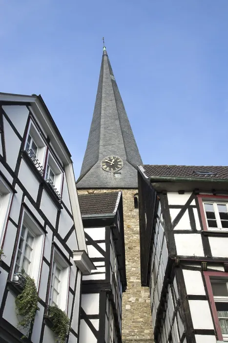 Framed Print : Steinhagen and St George's Church in Hattingen