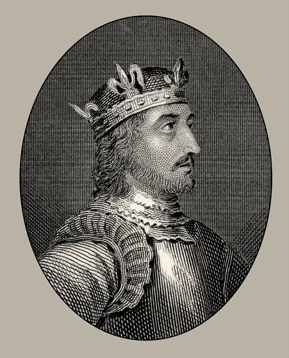 Framed Print : Stephan von Blois, 1097 - 1154