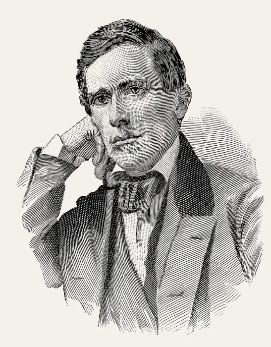 Framed Print : Stephen Collins Foster, 1826 - 1864