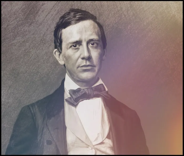 Framed Print : Stephen Collins Foster, 1826 - 1864