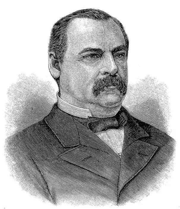 Framed Print : Stephen Grover Cleveland, 18 March 1837