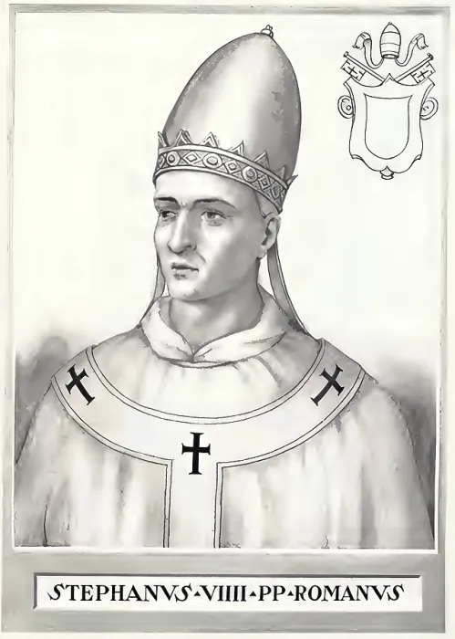 Framed Print : Stephen IX (X), previously Frederick of Montecassino OSB