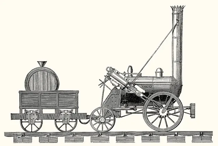 Framed Print : Stephenson's Rocket, an early steam locomotive Framed Print : Stephenson's Rocket, an early steam locomotive